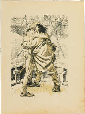 Кибрик Евгений Адольфович. Лот их семнадцати иллюстраций к книге Ш. де Костера «Легенда об Уленшпигеле» 